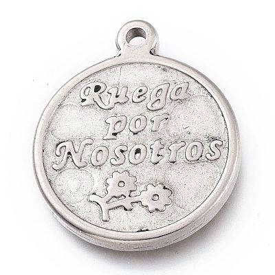 Non-Tarnish 304 Stainless Steel Pendants X-STAS-Z017-05P-1