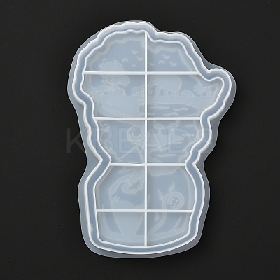 Human Silicone Cup Mat Bust Statue Molds DIY-A010-04-1