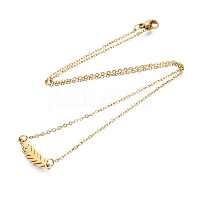 201 Stainless Steel Pendant Necklaces NJEW-T009-JN141-40-2-1