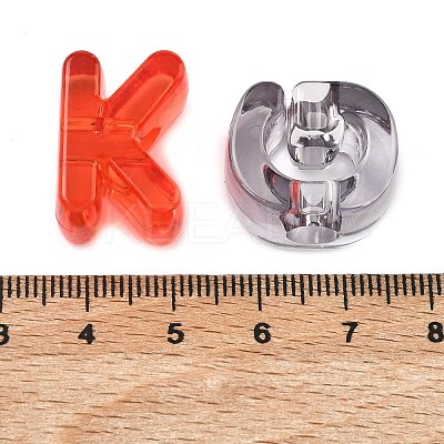 Acrylic European Beads MACR-L016-08-1