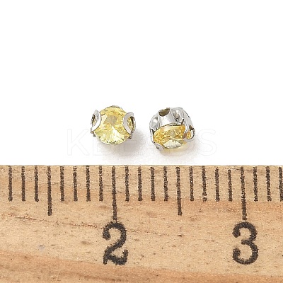 Round Stainless Steel Prong Settings STAS-M104-01E-1