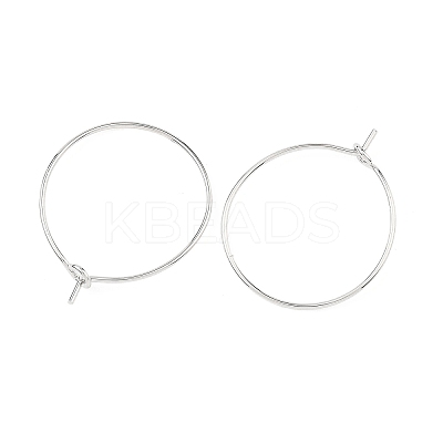 SHEGRACE Brass Hoop Earring Findings XGRPCH798-217P-1