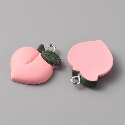 Opaque Resin Pendants FIND-CJC0003-37P-1