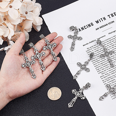 Tibetan Style Alloy European European Dangle Charms FIND-CA0002-56-1