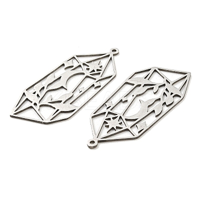 Non-Tarnish 201 Stainless Steel Pendants LS-STAS-M318-27P-1