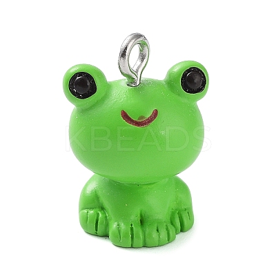 Opaque Resin Pendants RESI-Z014-01F-1