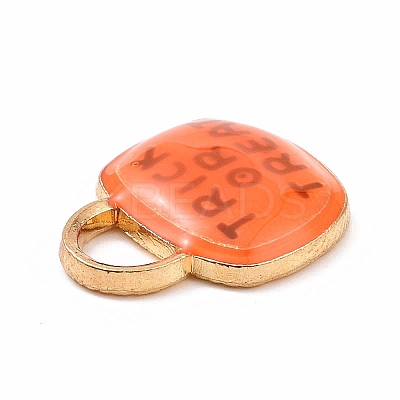 Alloy Enamel Pendants X-ENAM-M055-21G-1