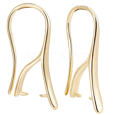 30Pcs Brass Dangle Earring Findings KK-BBC0008-54-1