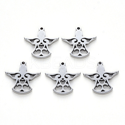 Tarnish Resistant 304 Stainless Steel Pendants X-STAS-N092-66-1