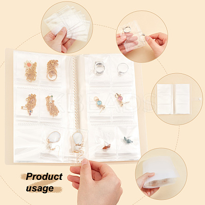 1Pc Rectangle PP Plastic Jewelry Storage Albums AJEW-PH0003-41-1