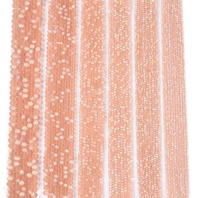 Transparent Glass Beads Strands LS-EGLA-A044-T6mm-MB21-1
