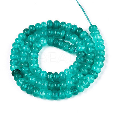 Dyed Natural White Jade Beads Strands G-T139-59A-09-1