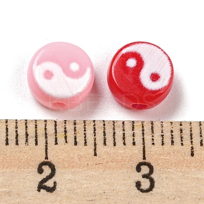 Opaque Acrylic Beads SACR-P028-01A-02-1