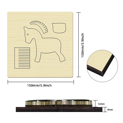 Wood Cutting Dies DIY-WH0178-060-1