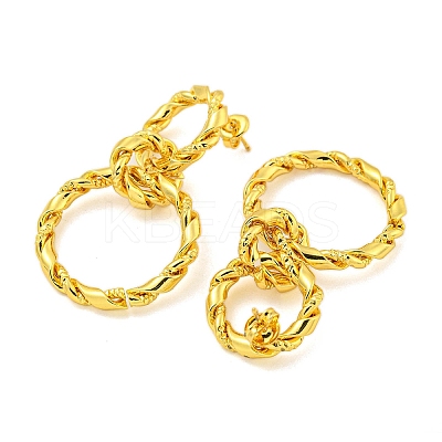 304 Stainless Steel Earrings EJEW-R161-10A-G-1