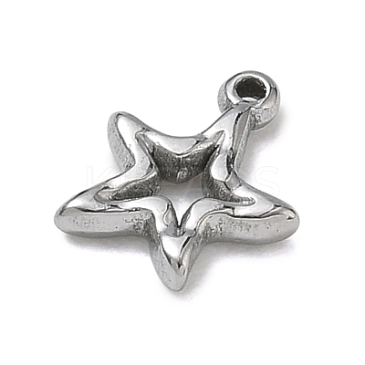 304 Stainless Steel Charms SA-B007-02P-C-1