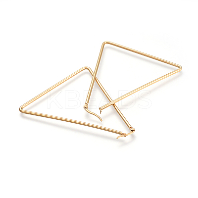 201 Stainless Steel Hoop Earrings LS-EJEW-A052-02B-1