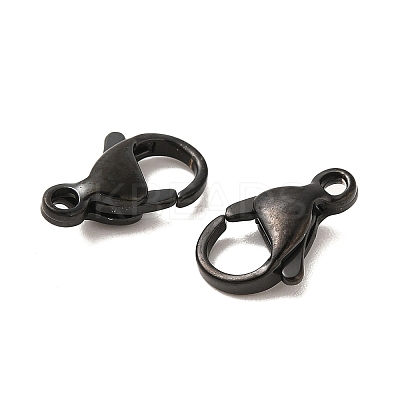 Ion Plating(IP) 304 Stainless Steel Lobster Claw Clasps STAS-AB10-B-1