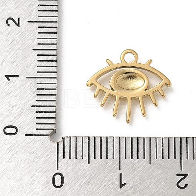 Ion Plating(IP) 304 Stainless Steel Enamel Charms STAS-G351-07G-02-1
