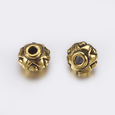Tibetan Style Spacer Beads LS-TIBEB-A24612-AG-LF-1