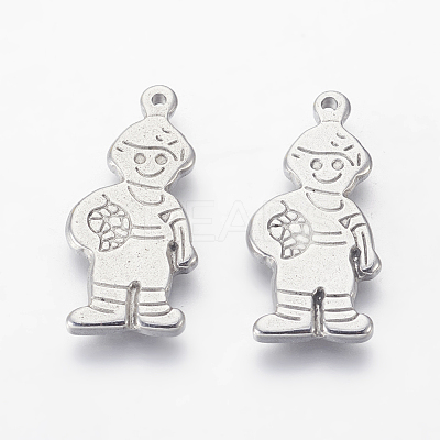 Tarnish Resistant 304 Stainless Steel Pendants X-STAS-E445-05-1