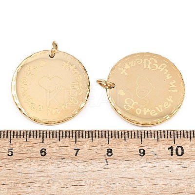 304 Stainless Steel Pendants STAS-D212-03C-G-1