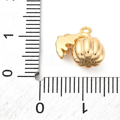 Brass Rhinestone Pendants KK-E793-20G-1