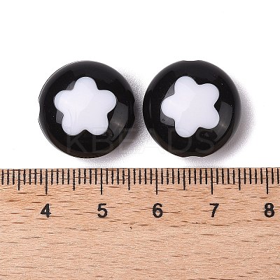 Two-tone Acrylic Beads LS-OACR-U003-11-1