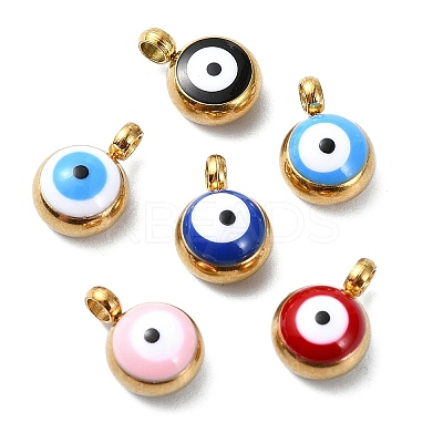 Ion Plating(IP) Real 18K Gold Plated 201 Stainless Steel Charms STAS-L024-020G-1