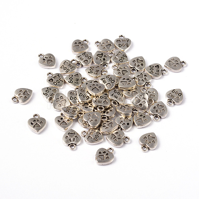 Tibetan Style Charms Pendants TIBEP-YW0001-64-1