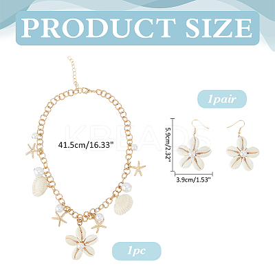 Handmade Reed Cane/Rattan Woven Dangle Earrings & Iron Rolo Chain Bracelets Jewelry Sets SJEW-WR0001-01-1