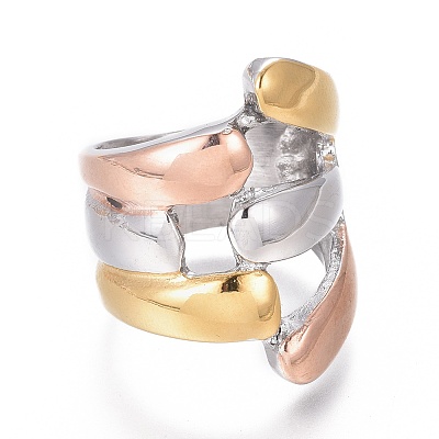 304 Stainless Steel Finger Rings RJEW-E162-07-1