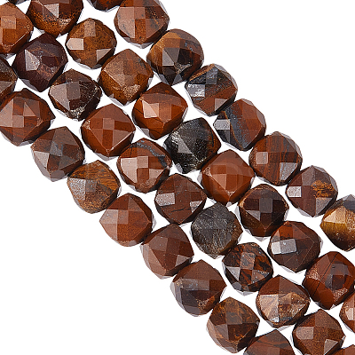 1 Strand Natural Tiger Eye Beads Strands G-OC0005-50-1