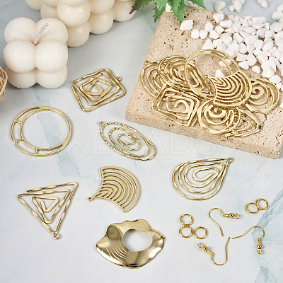 DIY Geometry Earring Making Kit DIY-TA0005-30-1