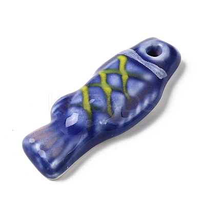 Hand-Painted Porcelain Big Pendants LA-CBAC6A6-06I-1