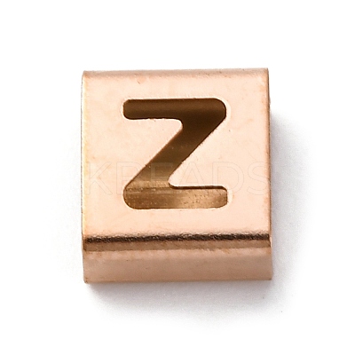 Ion Plating(IP) 304 Stainless Steel Square Slide Charms STAS-L132-18Z-RG-1