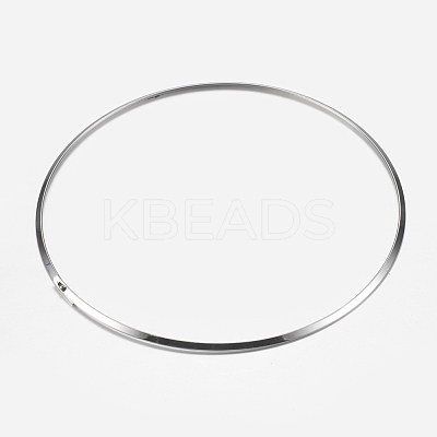 Tarnish Resistant 304 Stainless Steel Choker Necklaces NJEW-F204-01P-1