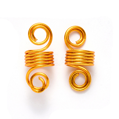 Aluminum Hair Braid Dreadlock Beads X-ALUM-S017-001A-1