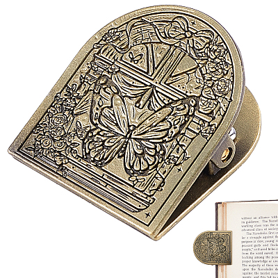 Tibetan Style Zinc Alloy Decorative Binder Clips FIND-WH20004-11C-AB-1