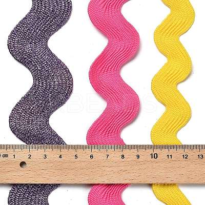 Polyester Wavy Fringe Trim Ribbon OCOR-XCP0002-35-1