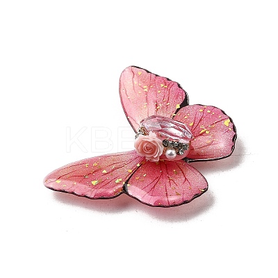 Transparent Epoxy Resin Cabochons RESI-A044-01G-1