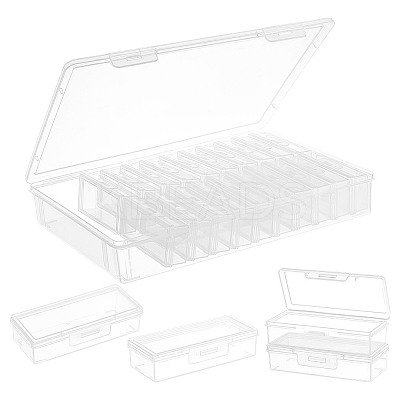 25Pcs 2 Styles PLastic Bead Containers CON-GA0001-21-1