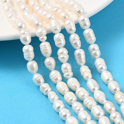 Natural Cultured Freshwater Pearl Beads Strands PEAR-I007-01B-03B-1