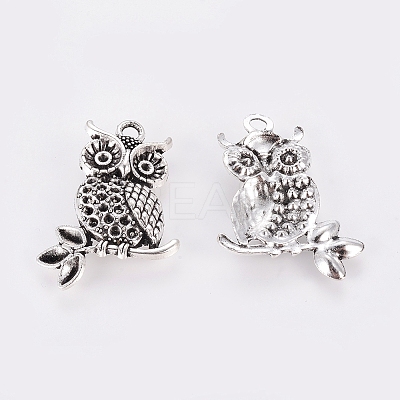 Tibetan Style Pendant Rhinestone Settings LS-TIBE-A123871-AS-FF-1