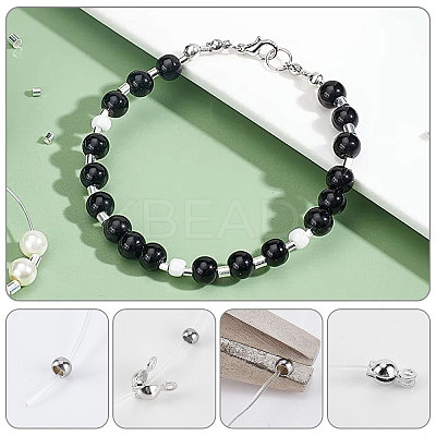800Pcs 4 Styles 304 Stainless Steel Spacer Beads STAS-BBC0001-37P-1