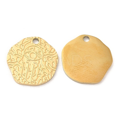 Ion Plating(IP) 316L Surgical Stainless Steel Charms STAS-D078-17G-1