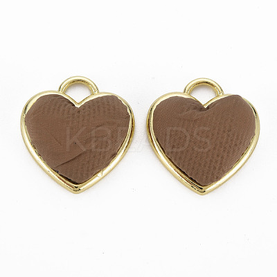 Light Gold Plated Alloy Pendants PALLOY-N154-31D-NR-1