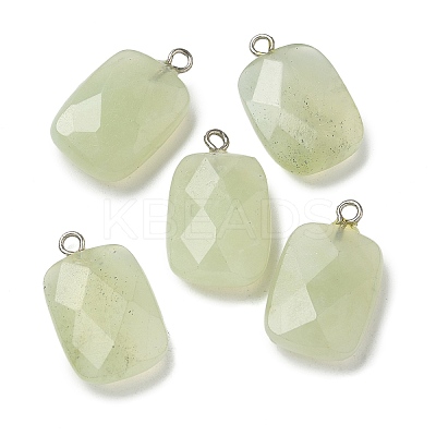 Natural Xiuyan Jade Pendants G-K385-09P-1
