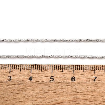 Brass Column Link Chain Necklaces MAK-L045-03P-1