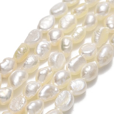 Natural Cultured Freshwater Pearl Beads Strands PEAR-A005-16-1